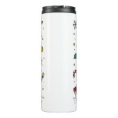 Gepersonaliseerde Kerst Thermische Tumbler Thermosbeker (Achterkant)