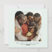 Gepersonaliseerde Kerstafhankelijke vogels Feestdagenkaart (Achterkant)