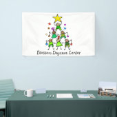 Gepersonaliseerde kerstboom Kinder Spandoek (Beurs)
