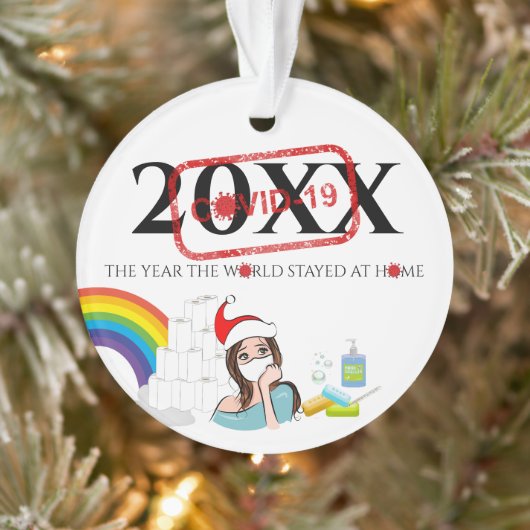 Gepersonaliseerde kerstboom ornament (Boom)