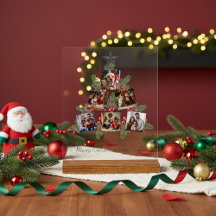 Gepersonaliseerde kerstboomfoto's