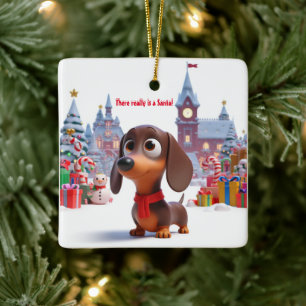 Gepersonaliseerde kerstboomornament van keramiek m keramisch ornament