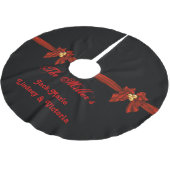 Gepersonaliseerde kerstboomrok kerstboom rok (Gekanteld)