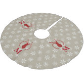 Gepersonaliseerde kerstboomrok kerstboom rok (Gekanteld)