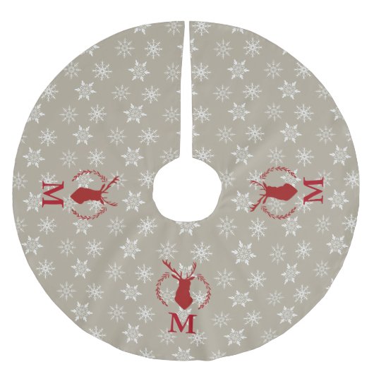 Gepersonaliseerde kerstboomrok kerstboom rok (Voorkant)