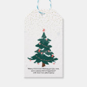 "Gepersonaliseerde Kerstcadeau Tags - Cadeaulabel (Voorkant)
