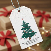 "Gepersonaliseerde Kerstcadeau Tags - Cadeaulabel