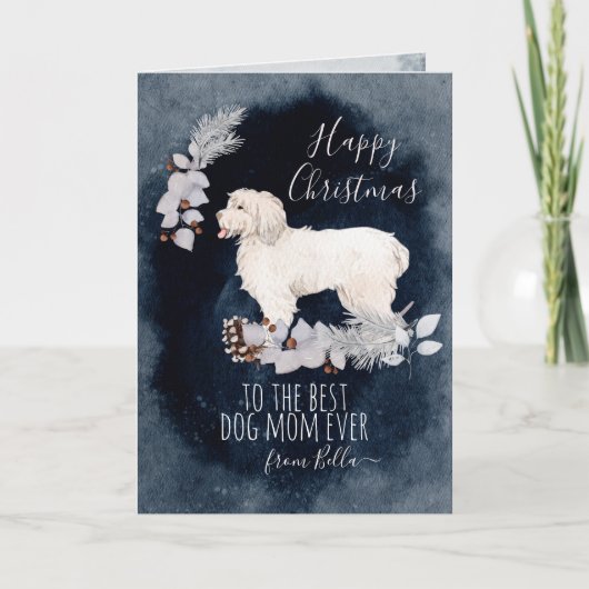 Gepersonaliseerde kerstdagen Barbado da Terceira Feestdagen Kaart (Voorkant)