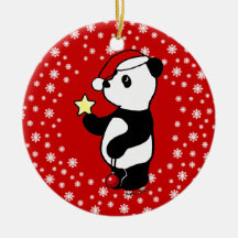 Gepersonaliseerde kerstdagen Panda Stocking