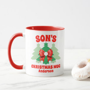 Gepersonaliseerde Kerstdagen van de Zoon Mok