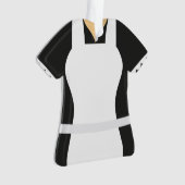 Gepersonaliseerde kerstfeestdag ornament (voorkant)