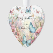 Gepersonaliseerde kerstherdenkingsornament ornament (voorkant)