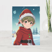 Gepersonaliseerde kerstkleuring kaart (Voorkant)