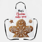 Gepersonaliseerde Kerstkoekje Schort (Voorkant)