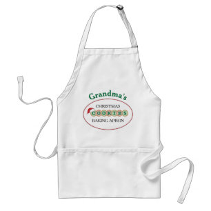 Gepersonaliseerde kerstkoekjes bakken standaard schort