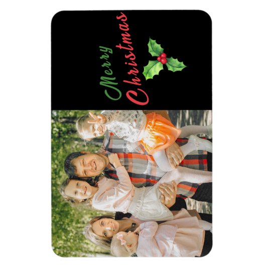 Gepersonaliseerde Kerstkoelkast Magneet Vakantie G (Verticaal)