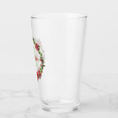 Gepersonaliseerde kerstkreet glas (Links)