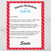 Gepersonaliseerde Kerstmis brief antwoord van de K (Voorkant)