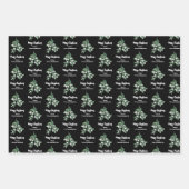 Gepersonaliseerde kerstmis met Mistletoe Inpakpapier Vel (Voorkant)