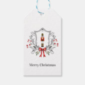 Gepersonaliseerde Kerstmis Notenkraker Cadeaulabel (Voorkant)