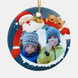 Gepersonaliseerde Kerstmis Ornament, Keramisch Ornament