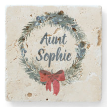 Gepersonaliseerde kerstreuze blauwe bessen