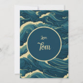 Gepersonaliseerde kerstroei kaart (Achterkant)