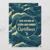 Gepersonaliseerde kerstroei kaart (Voorkant / Achterkant)