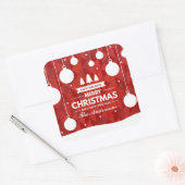 Gepersonaliseerde kerstvakantie | Sticker Seal (Envelop)