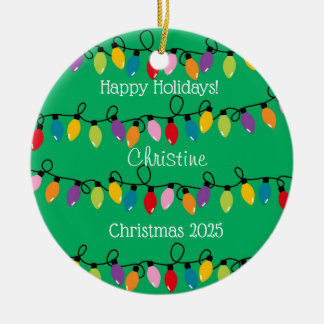 Gepersonaliseerde kerstverlichting Ornament