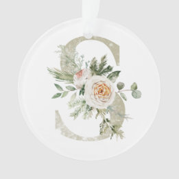 Gepersonaliseerde kerstversiering met uw initialen ornament