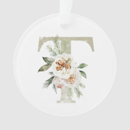 Gepersonaliseerde kerstversiering met uw initialen ornament