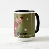 Gepersonaliseerde kerstvoorziening mok (Voorkant rechts)