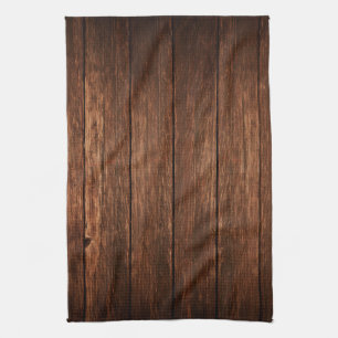 Gepersonaliseerde keuken handdoek schuur hout land