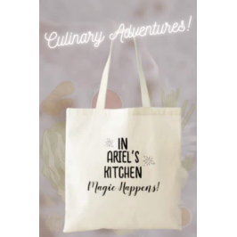 Gepersonaliseerde keuken Magic Chef kok Foodie Gif Tote Bag