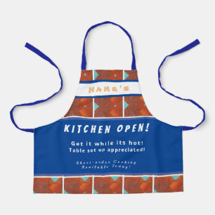 Gepersonaliseerde keuken Open + 3Comments Fun Schort