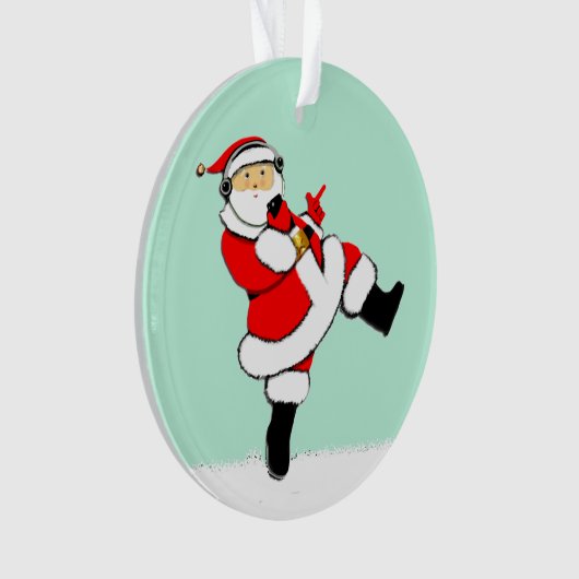 Gepersonaliseerde Kinder kerst Keepsake Ornament (voorkant)
