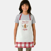 Gepersonaliseerde Kinder kerstbakploeg Schort (Insitu)