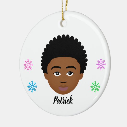 Gepersonaliseerde Kinder natuurkeramische siervoor Keramisch Ornament (Links)