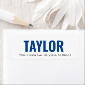 Gepersonaliseerde Kinder retouradreslabels Etiket (Insitu)