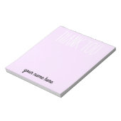 Gepersonaliseerde Kinderen Dank u Notitieblok (Gedraaid)