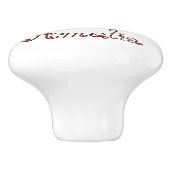 Gepersonaliseerde Kinderen Keramische Knop (Zijkant)