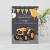 GEPERSONALISEERDE KINDERUITNODIGING KAART (Staand voorkant)