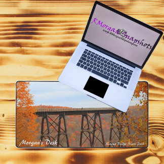 Gepersonaliseerde Kinzua Bridge State Park Treinbr Bureaumat