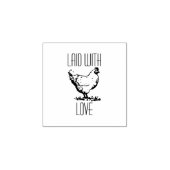 Gepersonaliseerde  Kip Naam Ei Liefde Rubberstempel (Afrduk)