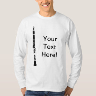 Gepersonaliseerde klarinet t-shirt