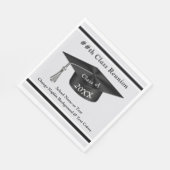 Gepersonaliseerde klasse reünie partij levert serv servet (Hoek)