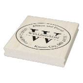 Gepersonaliseerde klassieke adresstempel 	rubberstempel (Stempel)