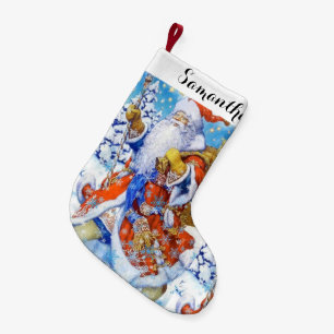 Gepersonaliseerde  klassieker Kerstman clausule Kleine Kerstsok