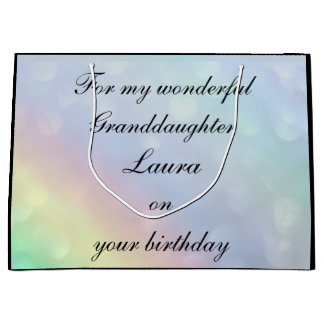 Gepersonaliseerde kleindochter Birthday Groot Cadeauzakje